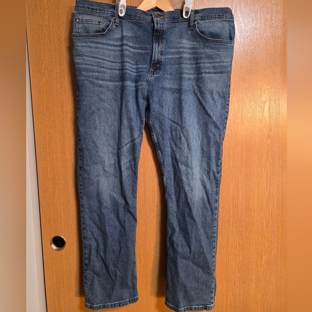 Wrangler Mens Classic Indigo Straight Jeans 42x30